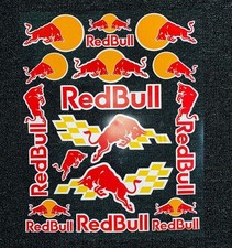 Reflective Red Bull Sticker Helmet Bike Body Durable Decal Universal Use 25x30cm