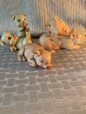 4 Ceramic Pigs Ornament