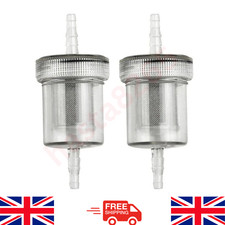 2x In-line Fuel Filter For