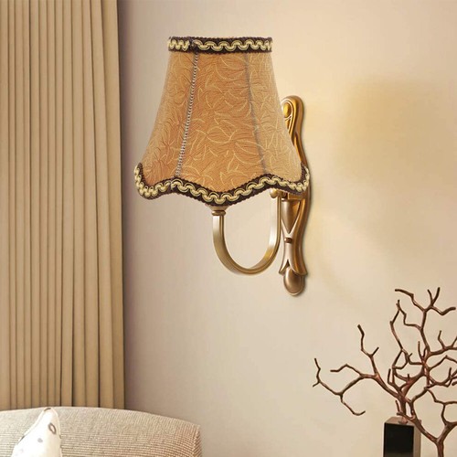 Old fashioned lampshade - old,