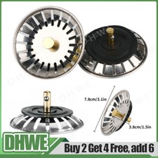 2X 80mm Metal kitchen sink