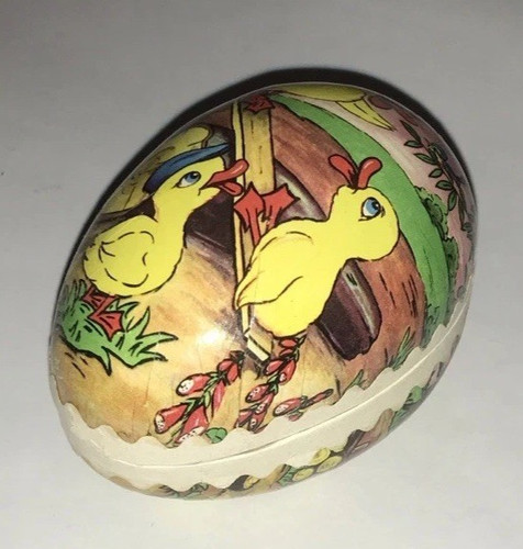 Paper mache easter - egg, trinket