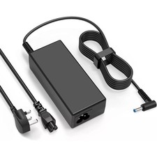 For HP 65W Blue Tip Laptop Adapter Charger 19.5V 2.31A & Power Lead Charger Plug