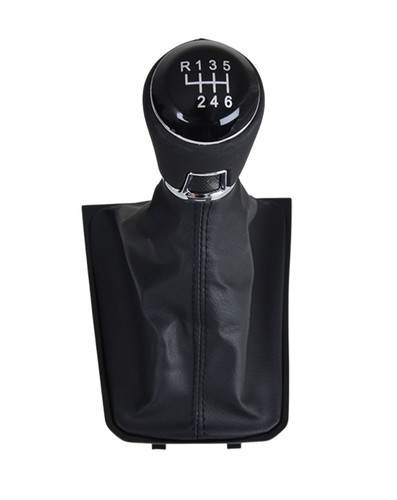 Black plastic leather - black, 6
