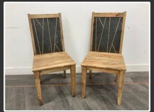 Oak Dining Chairs x 6 BNIB