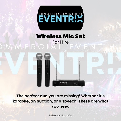 Wireless microphone hire - microphone,