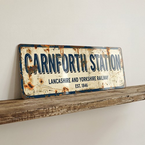 Carnforth station sign - carnforth,