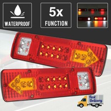 PAIR 12V LED REAR TAIL LIGHTS