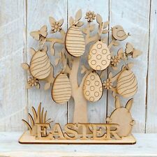 Wooden MDF Easter Tree with