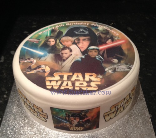 Star wars pre cut edible - wars, icing