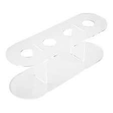 1pcs Acrylic 4-Hole  layer Ice Cream Cone Stand D4V86107