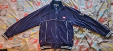 Rare Ecko Unltd Tracksuit Top Blue Velour XL Hip Hop Vintage 90s