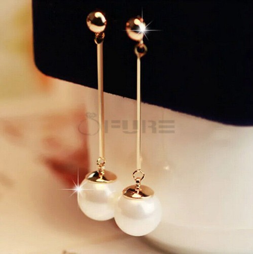 Elegant 18ct gold plated long - elegant,