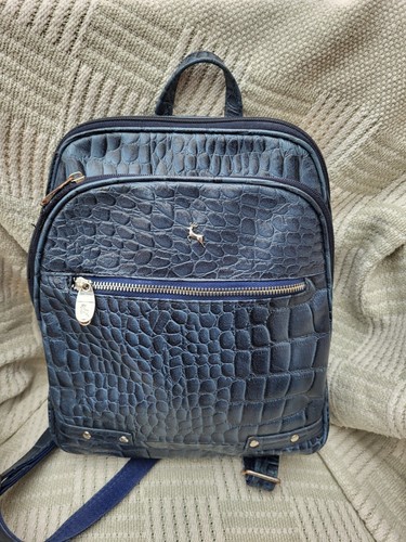 Ashwood 100 leather navy blue - navy,