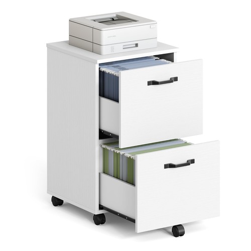 Mobile drawer filing cabinet - 2-drawer,
