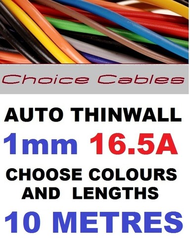 Thinwall automotive cable - cable, car