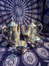 Vintage 4PC Silver-Plated
