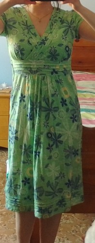 Women green mantaray - size, 8