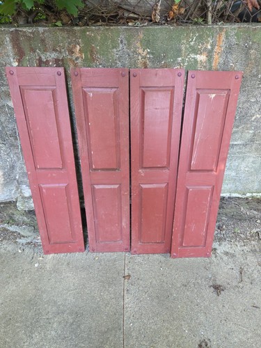 Wooden house shutters - house,