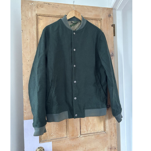 Maharishi green wool bomber - maharishi,
