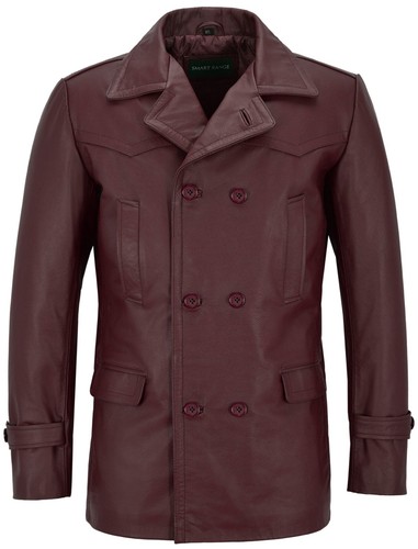 Kriegsmarine mens leather coat - kriegsmarine,