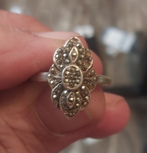 925 sterling silver marcasite - sterling,