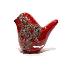 Otto Keramik Bird in Red Fat