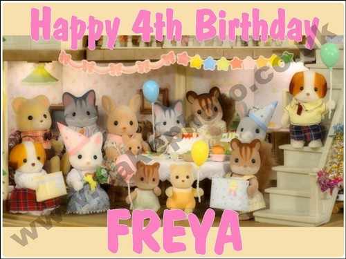 Sylvanian families party - sylvanian,