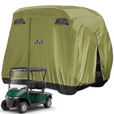 4 Passengers Golf Buggy Cover for Yamaha/EZGO/Club Car, 400D Waterproof