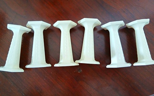 Vintage plastic cake - vintage, pillars