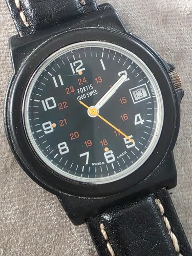 Vintage fortis swiss logo - fortis, mens