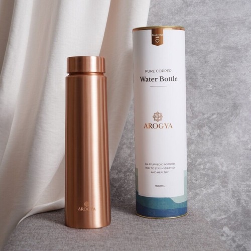 Pure copper water bottle - copper,