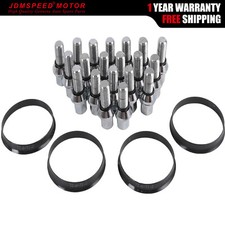 20x Wobble Wheel Bolts and Spigot Rings Kit M14x1.5 For BMW Wheels To Vivaro Van