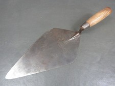 Vintage 11" bricklayers trowel old tool by J Tyzack & Son