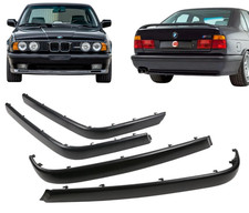 FOR BMW E34 5-Series Front and Rear Moulding Bumper Trim Set L+R 1988-96 4PCS