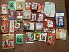 Lot of Christmas Cross Stitch Kits 27 approx Mixed Brands