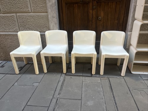 Vintage chair kartell white - vintage,