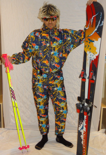 Retro ski suit - ski,