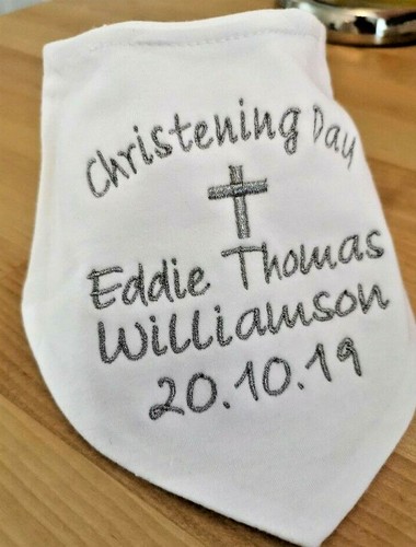 Personalised embroidered white - personalised,