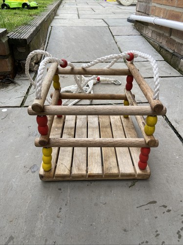 Vintage wooden child swing - child’s,