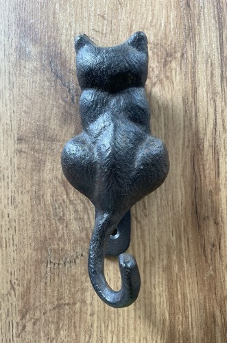 Rustic cat door knocker - rustic,
