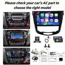 Android 14 Radio Stereo GPS Sat Nav Carplay For Nissan X-Trail T32 Qashqai J11