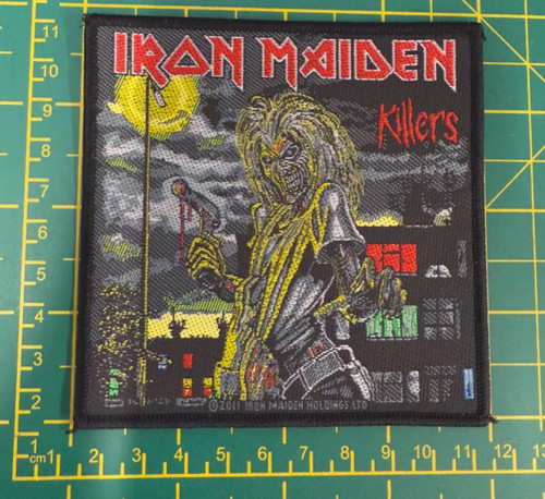 Iron maiden killers woven sew - iron,