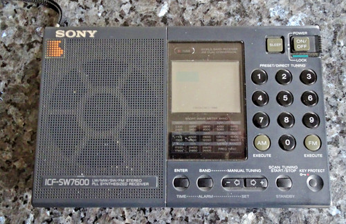 Sony icf sw7600 radio - -, parts