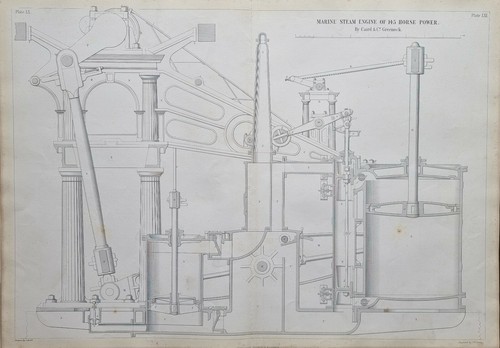 1847 engineering print - engineering,