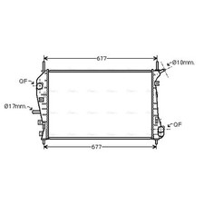 Radiator For Ford Mondeo MK3 ST220 AVA 1216264 1315633 1350152 2S718005AF