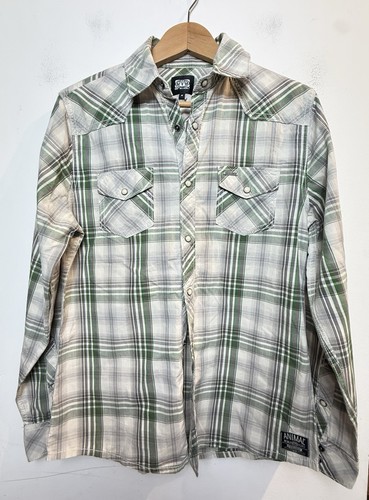 Animal plaid western shirt - plaid,