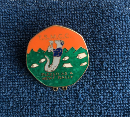 Motor cycle badge - , rally