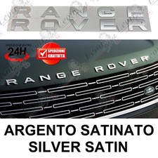 Logo Scritta per RANGE ROVER Argento Satinato land evoque sport velar fregio 538