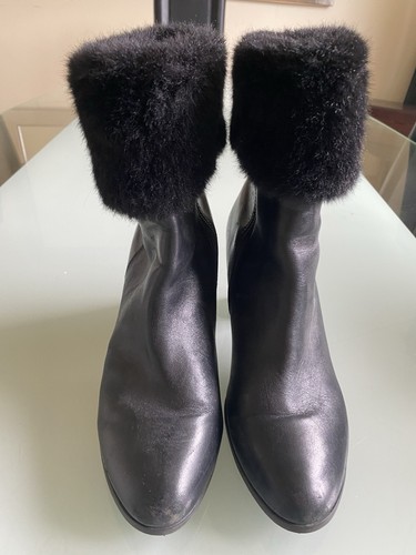Caprice black leather - black,